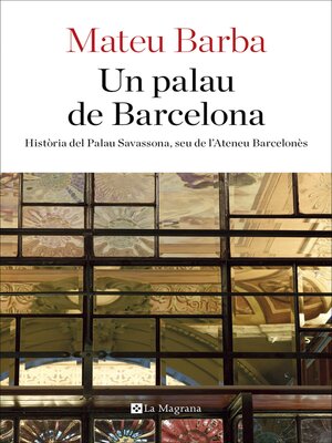 cover image of Un palau de Barcelona